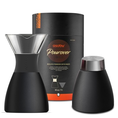 Кофеварка портативная 1,1 л ASOBU Pourover PO300 black
