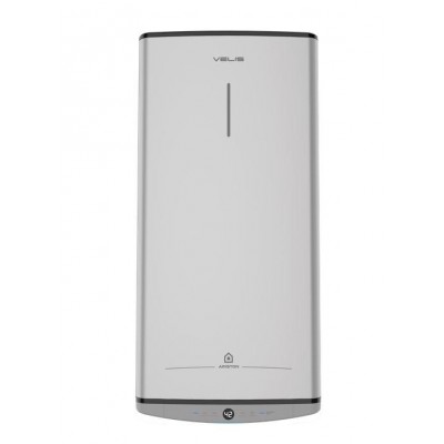 Водонагрівач електр. Ariston плаский слім VELIS TECH 50 EU, 50л, 2*1,5кВт, ун. монтаж, електр. кер-ння, B, Італія, Сірий 3100917
