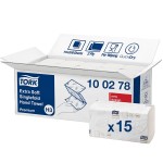 Листовые полотенца Tork 100278 Singlefold сложения ZZ ультра мягкие