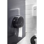 Диспенсер для туалетной бумаги Tork 555008 в мини-рулонах T2 Диспенсер для туалетной бумаги Tork 555008 в мини-рулонах T2