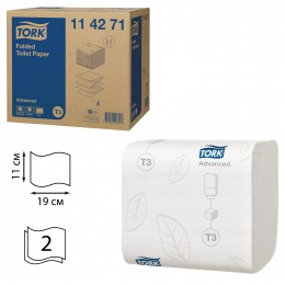 Туалетная бумага листовая Tork 114271 Advanced