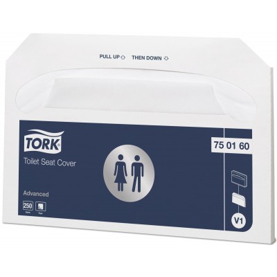 Индивидуальные бумажные покрытия на унитаз Tork 750160 - 250 шт Индивидуальные бумажные покрытия на унитаз Tork 750160 - 250 шт
