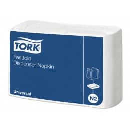 Белые диспенсерные салфетки Tork 10933 Fastfold 300 шт Белые диспенсерные салфетки Tork 10933 Fastfold 300 шт