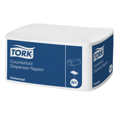 Белые диспенсерные салфетки Tork 10935 Сounterfold 300 шт