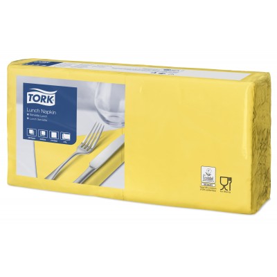Салфетки Tork 33х33 см 2 слоя, 200 шт. в упаковке
