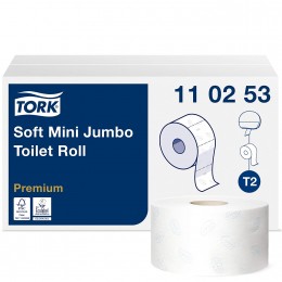 Туалетная бумага Tork 110253 в мини-рулонах мягкая Premium Туалетная бумага Tork 110253 в мини-рулонах мягкая Premium