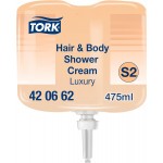 Мило-шампунь для тіла і волосся Tork 420662 Premium картридж 0,475 л