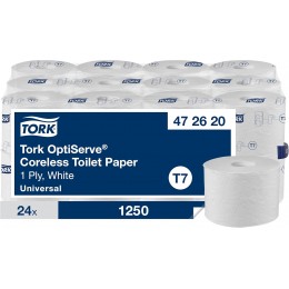 Бесстержневая туалетная бумага Tork 472620 OptiServe® Universal Бесстержневая туалетная бумага Tork 472620 OptiServe® Universal