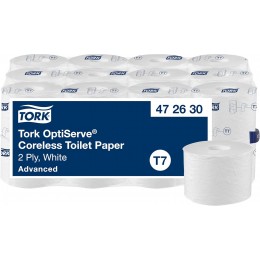 Бесстержневая туалетная бумага Tork 472630 OptiServe® Advanced Бесстержневая туалетная бумага Tork 472630 OptiServe® Advanced