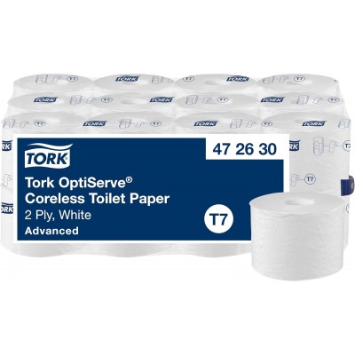 Безстрижневий туалетний папір Tork 472630 OptiServe® Advanced Безстрижневий туалетний папір Tork 472630 OptiServe® Advanced