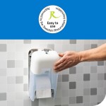 Диспенсер для двох рулонів Tork 558041 OptiServe® безстрижневого туалетного паперу Диспенсер для двох рулонів Tork 558041 OptiServe® безстрижневого туалетного паперу