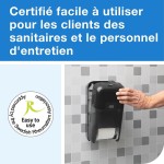 Диспенсер для двох рулонів Tork 558042 OptiServe® безстрижневого туалетного паперу Диспенсер для двох рулонів Tork 558042 OptiServe® безстрижневого туалетного паперу