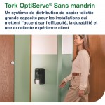 Диспенсер для двох рулонів Tork 558042 OptiServe® безстрижневого туалетного паперу Диспенсер для двох рулонів Tork 558042 OptiServe® безстрижневого туалетного паперу
