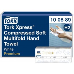 Полотенца бумажные Tork 100889 Premium со сложением типа H2 - Multifold Z Полотенца бумажные Tork 100889 Premium со сложением типа H2 - Multifold Z