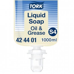 Жидкое мыло для удаления жира 1л Tork 424401 S4 1 нажатие 1-1.7мл. 1000 порций картридж