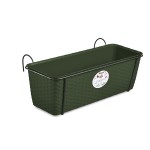 Вазон на балкон с автополивом Stefanplast Natural 50x18x16h см Вазон на балкон с автополивом Stefanplast Natural 50x18x16h см