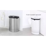 Двухсекционный бак для белья 55 л Brabantia 105029 с пластиковой крышкой Двухсекционный бак для белья 55 л Brabantia 105029 с пластиковой крышкой
