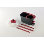 Комплект для уборки Vileda Turbo Smart темно-серый/красный 159864 Комплект для уборки Vileda Turbo Smart темно-серый/красный 159864