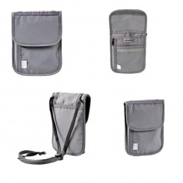 Кошелёк на шею, Wenger Neck Wallet with RFID pocket, серый 604589