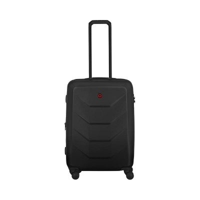 Чемодан Wenger, Prymo, средний, пластик, 4 колеса, черный 612537 Чемодан Wenger, Prymo, средний, пластик, 4 колеса, черный 612537