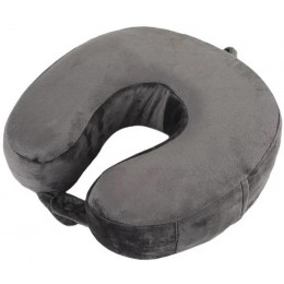 Подушка флисовая, Wenger, Memory Foam Travel Neck Pillow, серая 611884