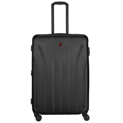 Чемодан Wenger, Oryson, большой, пластик, 4 колеса, черный 653167 Чемодан Wenger, Oryson, большой, пластик, 4 колеса, черный 653167