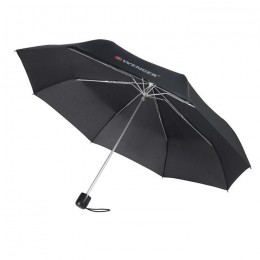 Зонтик Wenger, Large Travel Umbrella, черный 611887 Зонтик Wenger, Large Travel Umbrella, черный 611887