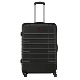 Чемодан Wenger, Amplar, большой, пластик, 4 колеса, черный 653140